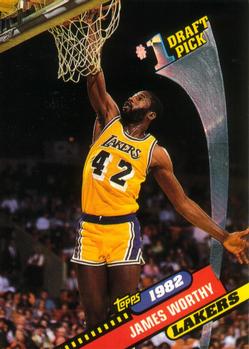 1992-93 Topps Archives James Worthy DPK #2 Los Angeles Lakers