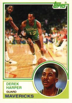 1992-93 Topps Archives Derek Harper  #36 Dallas Mavericks