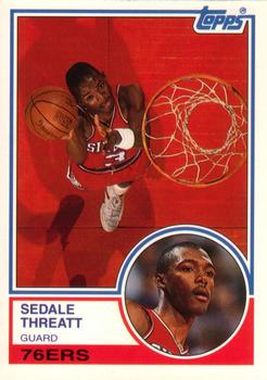 1992-93 Topps Archives Sedale Threatt  #42 Philadelphia 76ers
