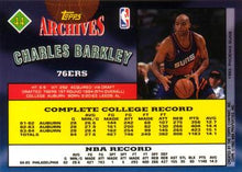 Load image into Gallery viewer, 1992-93 Topps Archives Charles Barkley  #44 Philadelphia 76ers
