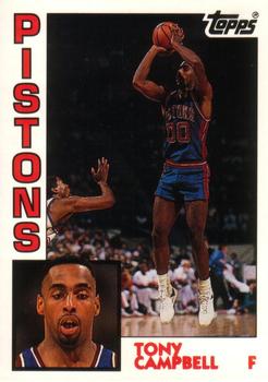 1992-93 Topps Archives Tony Campbell  #47 Detroit Pistons