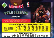 Load image into Gallery viewer, 1992-93 Topps Archives Vern Fleming  #50 Indiana Pacers
