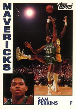 1992-93 Topps Archives Sam Perkins  #55 Dallas Mavericks