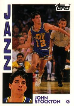1992-93 Topps Archives John Stockton  #57 Utah Jazz