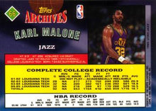 Load image into Gallery viewer, 1992-93 Topps Archives Karl Malone  #66 Utah Jazz
