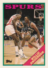 Load image into Gallery viewer, 1992-93 Topps Archives Willie Anderson  #101 San Antonio Spurs
