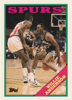1992-93 Topps Archives Willie Anderson  #101 San Antonio Spurs