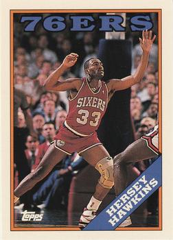 1992-93 Topps Archives Hersey Hawkins  #104 Philadelphia 76ers
