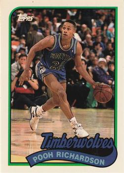 1992-93 Topps Archives Pooh Richardson  #128 Minnesota Timberwolves