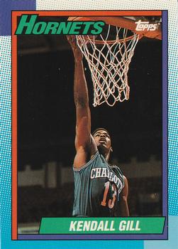 1992-93 Topps Archives Kendall Gill  #134 Charlotte Hornets