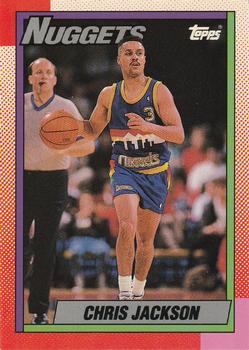 1992-93 Topps Archives Chris Jackson  #135 Denver Nuggets