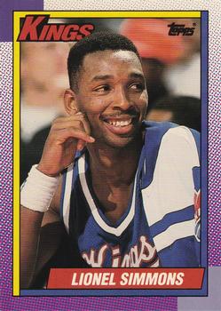 1992-93 Topps Archives Lionel Simmons  #139 Sacramento Kings