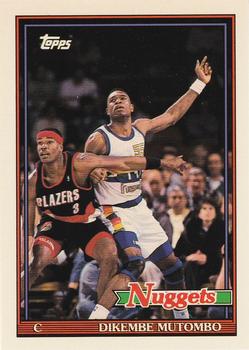 1992-93 Topps Archives Dikembe Mutombo  #146 Denver Nuggets