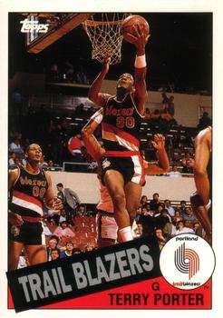 1992-93 Topps Archives Terry Porter  #71 Portland Trail Blazers