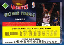 Load image into Gallery viewer, 1992-93 Topps Archives Wayman Tisdale  #74 Indiana Pacers
