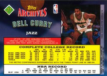 Load image into Gallery viewer, 1992-93 Topps Archives Dell Curry  #77 Utah Jazz
