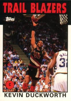 1992-93 Topps Archives Kevin Duckworth  #80 Portland Trail Blazers