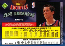 Load image into Gallery viewer, 1992-93 Topps Archives Jeff Hornacek  #82 Phoenix Suns
