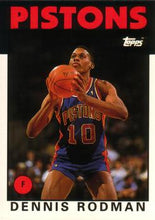 Load image into Gallery viewer, 1992-93 Topps Archives Dennis Rodman  #86 Detroit Pistons
