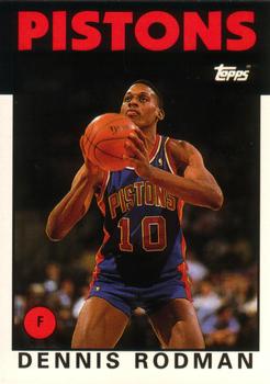 1992-93 Topps Archives Dennis Rodman  #86 Detroit Pistons