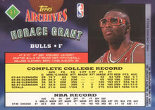 Load image into Gallery viewer, 1992-93 Topps Archives Horace Grant  #91 Chicago Bulls
