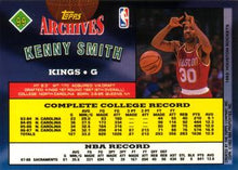 Load image into Gallery viewer, 1992-93 Topps Archives Kenny Smith  #99 Sacramento Kings
