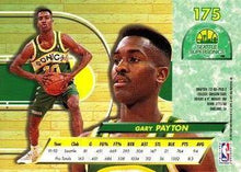 Load image into Gallery viewer, 1992-93 Fleer Ultra Gary Payton #175 Seattle SuperSonics
