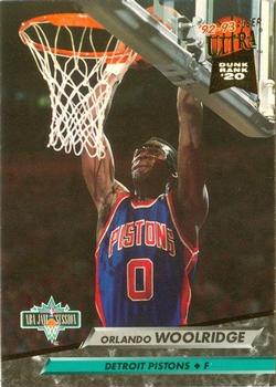 1992-93 Fleer Ultra Orlando Woolridge JS #220 Detroit Pistons