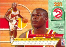 Load image into Gallery viewer, 1992-93 Fleer Ultra Mookie Blaylock #221 Atlanta Hawks

