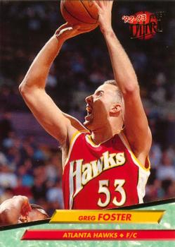 1992-93 Fleer Ultra Greg Foster #222 Atlanta Hawks