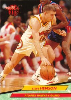 1992-93 Fleer Ultra Steve Henson #223 Atlanta Hawks