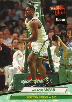 1992-93 Fleer Ultra Marcus Webb RC #230 Boston Celtics