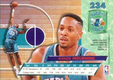 Load image into Gallery viewer, 1992-93 Fleer Ultra Alonzo Mourning RC #234 Charlotte Hornets
