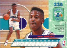 Load image into Gallery viewer, 1992-93 Fleer Ultra David Wingate #235 Charlotte Hornets
