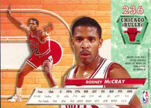 Load image into Gallery viewer, 1992-93 Fleer Ultra Rodney McCray #236 Chicago Bulls
