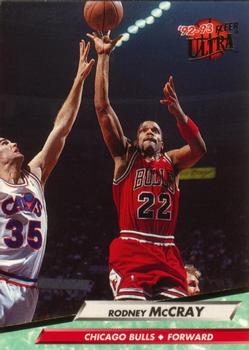 1992-93 Fleer Ultra Rodney McCray #236 Chicago Bulls