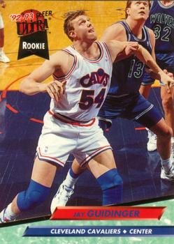 1992-93 Fleer Ultra Jay Guidinger RC #240 Cleveland Cavaliers