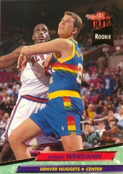 1992-93 Fleer Ultra Robert Werdann RC #256 Denver Nuggets