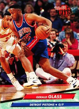 1992-93 Fleer Ultra Gerald Glass #257 Detroit Pistons
