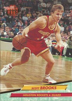 1992-93 Fleer Ultra Scott Brooks #267 Houston Rockets