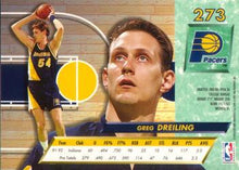 Load image into Gallery viewer, 1992-93 Fleer Ultra Greg Dreiling #273 Indiana Pacers
