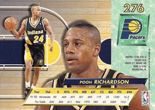 Load image into Gallery viewer, 1992-93 Fleer Ultra Pooh Richardson #276 Indiana Pacers
