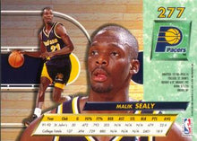 Load image into Gallery viewer, 1992-93 Fleer Ultra Malik Sealy RC #277 Indiana Pacers
