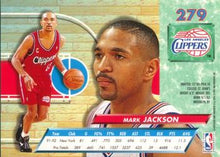 Load image into Gallery viewer, 1992-93 Fleer Ultra Mark Jackson #279 Los Angeles Clippers
