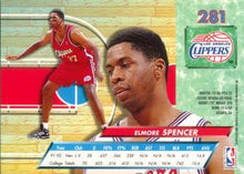 Load image into Gallery viewer, 1992-93 Fleer Ultra Elmore Spencer #281 Los Angeles Clippers
