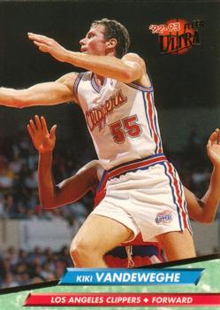 1992-93 Fleer Ultra Kiki Vandeweghe #282 Los Angeles Clippers