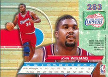 Load image into Gallery viewer, 1992-93 Fleer Ultra John Williams #283 Los Angeles Clippers
