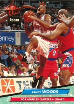 1992-93 Fleer Ultra Randy Woods RC #284 Los Angeles Clippers