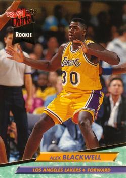1992-93 Fleer Ultra Alex Blackwell RC #285 Los Angeles Lakers