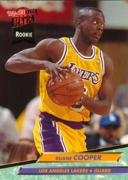 1992-93 Fleer Ultra Duane Cooper RC #286 Los Angeles Lakers